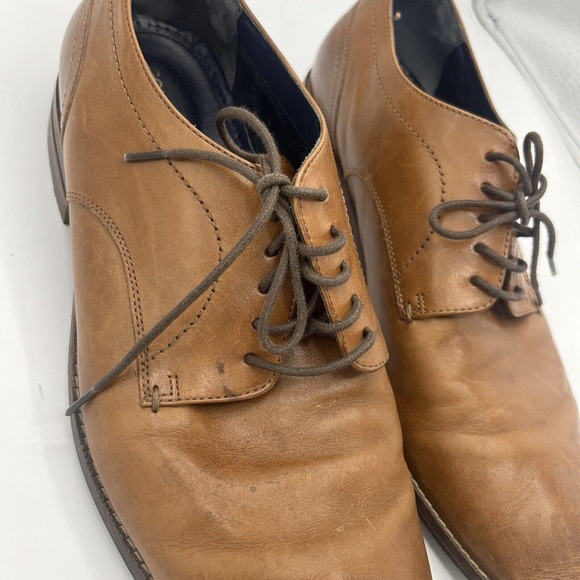 Cole Haan Johnson Oxford Grand 360 Plain Toe Dress Shoes Tan‎ Mens 11.5 M main image 7